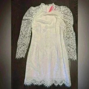 NWT LILLY PULITZER white lace dress AVERI  DRESS size 0